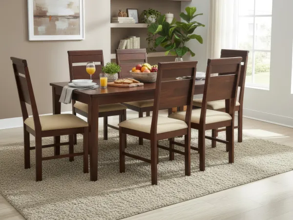 Vesta 6 seater Dinning Table set 